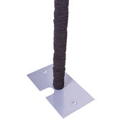 20ft Spandex Pole Cover (for upright 14ft & under) - Black