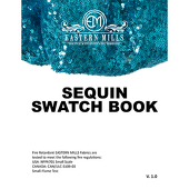 Sequin Fabric Swatch Book by Eastern Mills - All Sequin Products