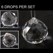 DecoStar™ Small Globe Acrylic Bead / Drop (Case of 6)