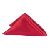 Sleek Satin Napkin 20"x20" - Apple Red