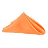 Sleek Satin Napkin 20"x20" - Orange