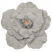 16" Foam Wedding Flower for Wall Decor, Backdrops and More - Gray