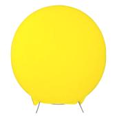 Spandex Arch Cover for Round 7.5 ft Wedding Arch Stand  - Canary Yellow