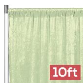 Premade Velvet Backdrop Curtain 10ft Long x 52in Wide in Sage Green