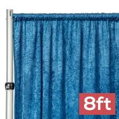 Premade Velvet Backdrop Curtain 8ft Long x 52in Wide in Dark Teal