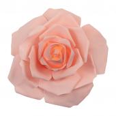 16" Foam LED Rose for Wall Decor, Backdrops and More - Blush