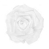 12" Foam Rose for Wall Decor, Backdrops and More - White