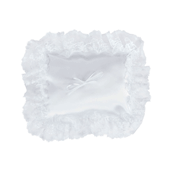 OASIS Rectangle-Shaped Pillows - 11 1/2" White Lace