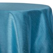 Turquoise - Shantung Satin “Capri” Tablecloth - Many Size Options