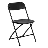 Feather XT™ Plastic Folding Chair - 800 lb Capacity - Black