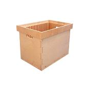 Stackable Wood Charger Plate Crate for Easy Transport & Storage - Holds 16 Plates!