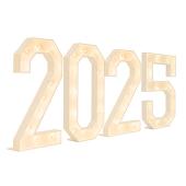 Wood Marquee "2025"