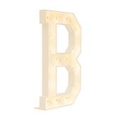 Wood Marquee Letter "B"