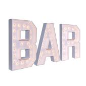 Wood Marquee - BOLD Font - "BAR" - 4ft Tall