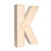 Wood Marquee - BOLD Font - Letter "K" - 4ft Tall