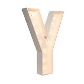 Wood Marquee - BOLD Font - Letter "Y" - 4ft Tall