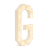 Wood Marquee Letter "G"