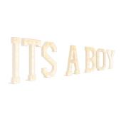 Wood Marquee "ITS A BOY"