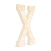 Wood Marquee Letter "X"