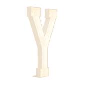 Wood Marquee Letter "Y"