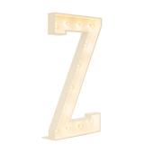 Wood Marquee Letter "Z"