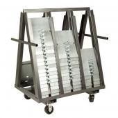 A-Frame Slip-Fit Base Cart - Holds 100 16x14  or 150 8x14 Bases