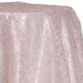 Beige - Elegant Sheer Overlay by Eastern Mills - Many Size Options