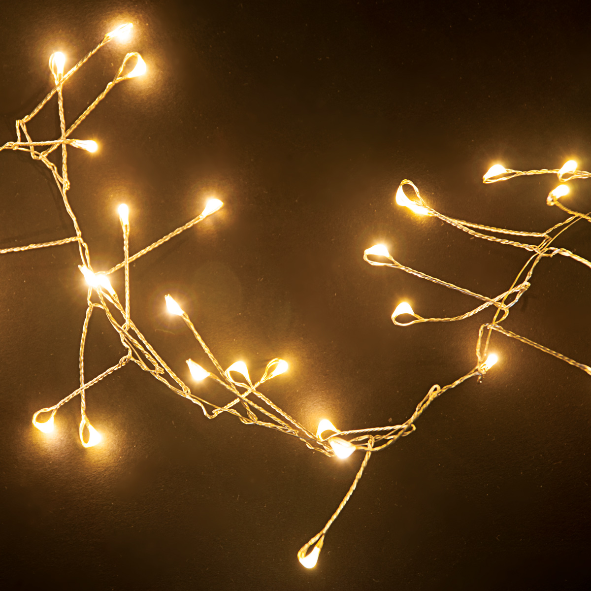 6ft Warm White LED Sparkler Light Strand (400 Bright Lights!)