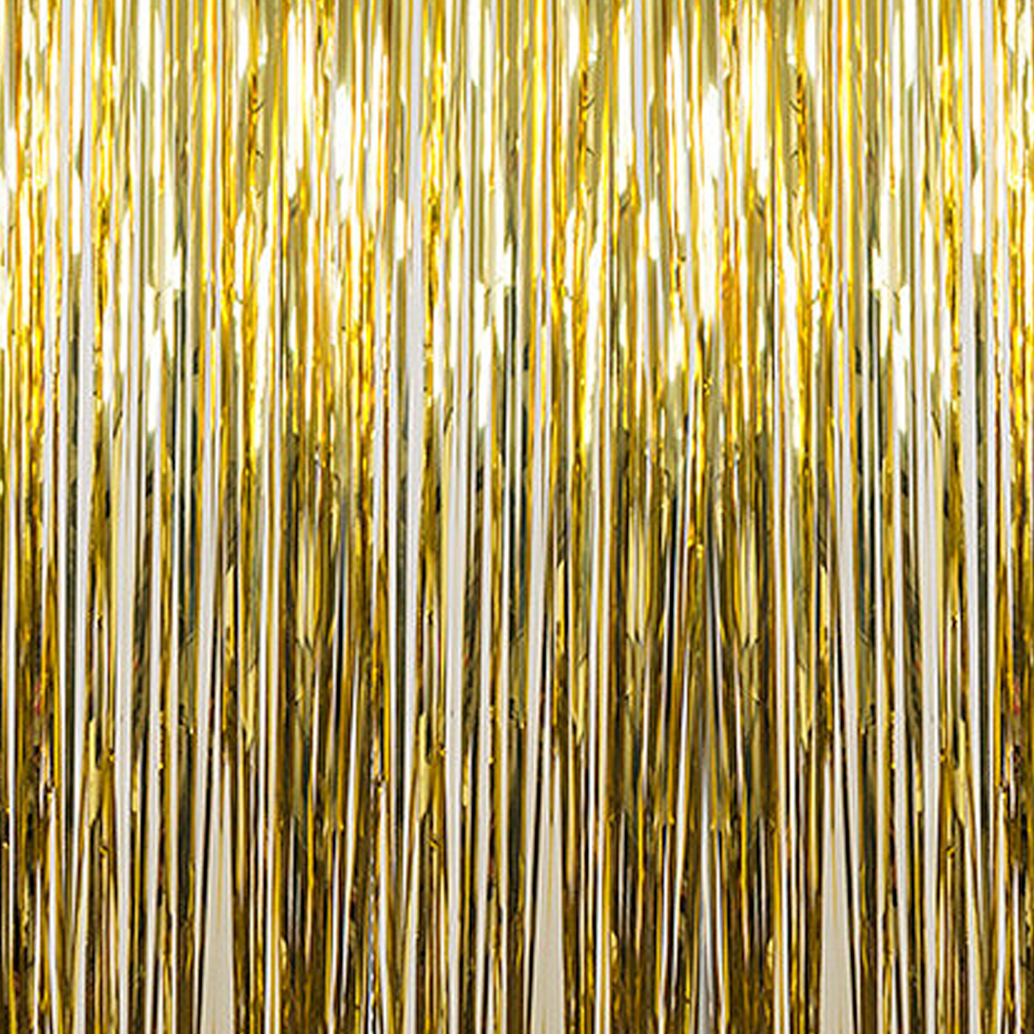 Gold - Metallic Fringe Curtain - Many Size Options