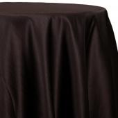 Black - Lamour Matte Satin "Satinessa" Tablecloth - Many Size Options