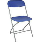 Feather XT™ Plastic Folding Chair - 800 lb Capacity - Blue