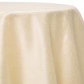 Bone - Shantung Satin “Capri” Tablecloth - Many Size Options