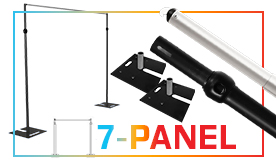 7-Panel Black Anodized Kits (49-84 Feet Wide)