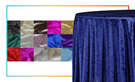 Lush Velvet Tablecloths