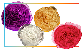 Pin-able Fabric Flowers