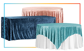 Premade Velvet Tablecloths