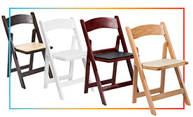 Wood Folding Chairs