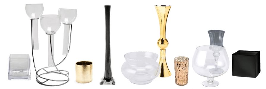Glass Vase Decorations | Glass Vase Decor | Event Supply