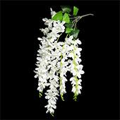 Decostar™ Artificial Wisteria Spray 27"  White