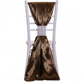 DecoStar™ Satin Single Piece Simple Back Chair Accent - Bronze