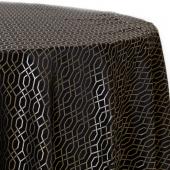 Ebony - Hiren Designer Tablecloths by Eastern Mills - Many Size Options