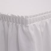 Table skirt - 21'x39" SPUN POLYESTER " FEELS LIKE COTTON" - Many Color options