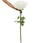 Jumbo Rose 44" - White