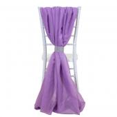 DecoStar™ Single Piece Simple Back Chair Accent - Lavender