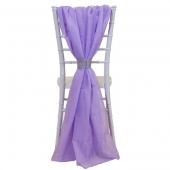 DecoStar™ Single Piece Simple Back Chair Accent - Lilac