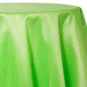 Lime - Shantung Satin “Capri” Tablecloth - Many Size Options