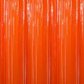 Orange - Plastic Wet Look Fringe Table Skirt - Many Size Options