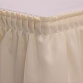 Table skirt -21' x 29" Poly Premier - Many Color options