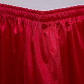 Table skirt - 21' x 39" Poly Knit - Many Color options