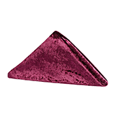 Premade Velvet Napkin - 20" x 20" - Burgundy - Pack of 10